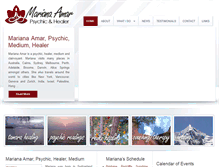 Tablet Screenshot of mariana-amar.com